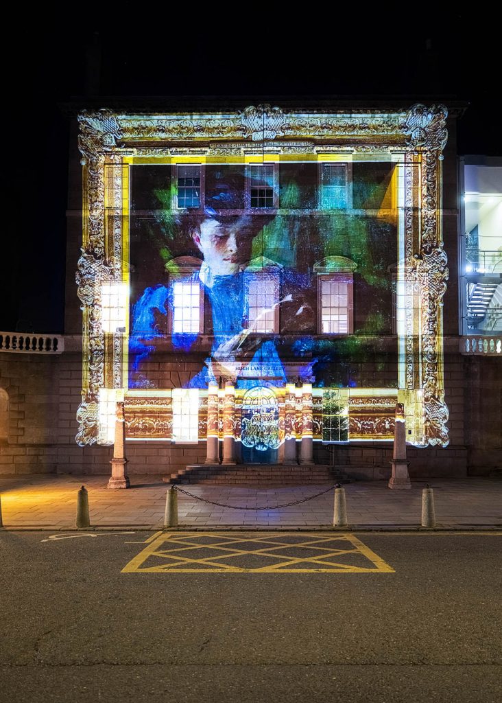 Dublin City Council Dublin Winter Lights winning artwork by Mya Byrne Archbold Hugh Lane Gallery