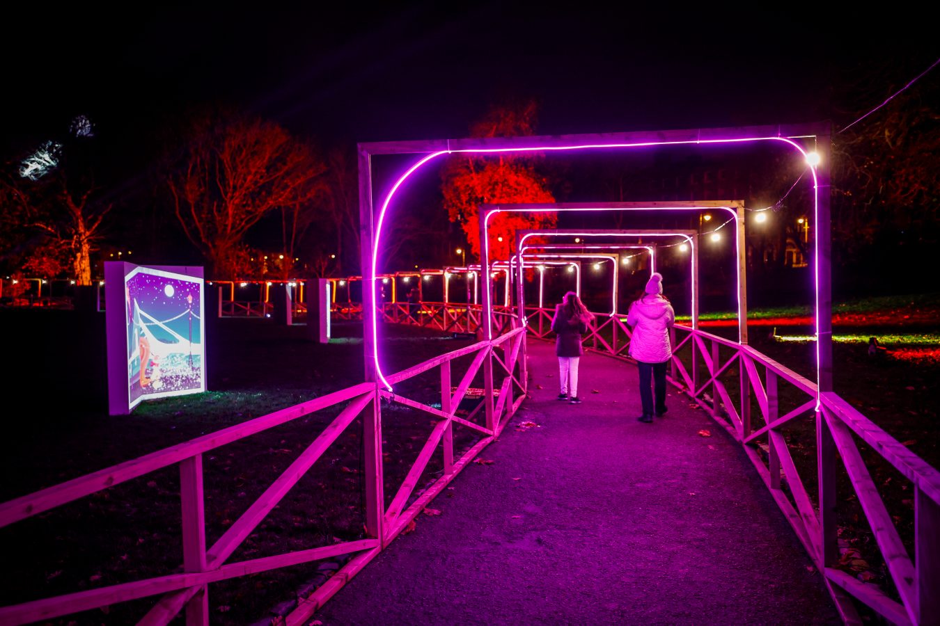Dublin Winter Lights Merrion Square Park 2023 Dublin Winter Lights
